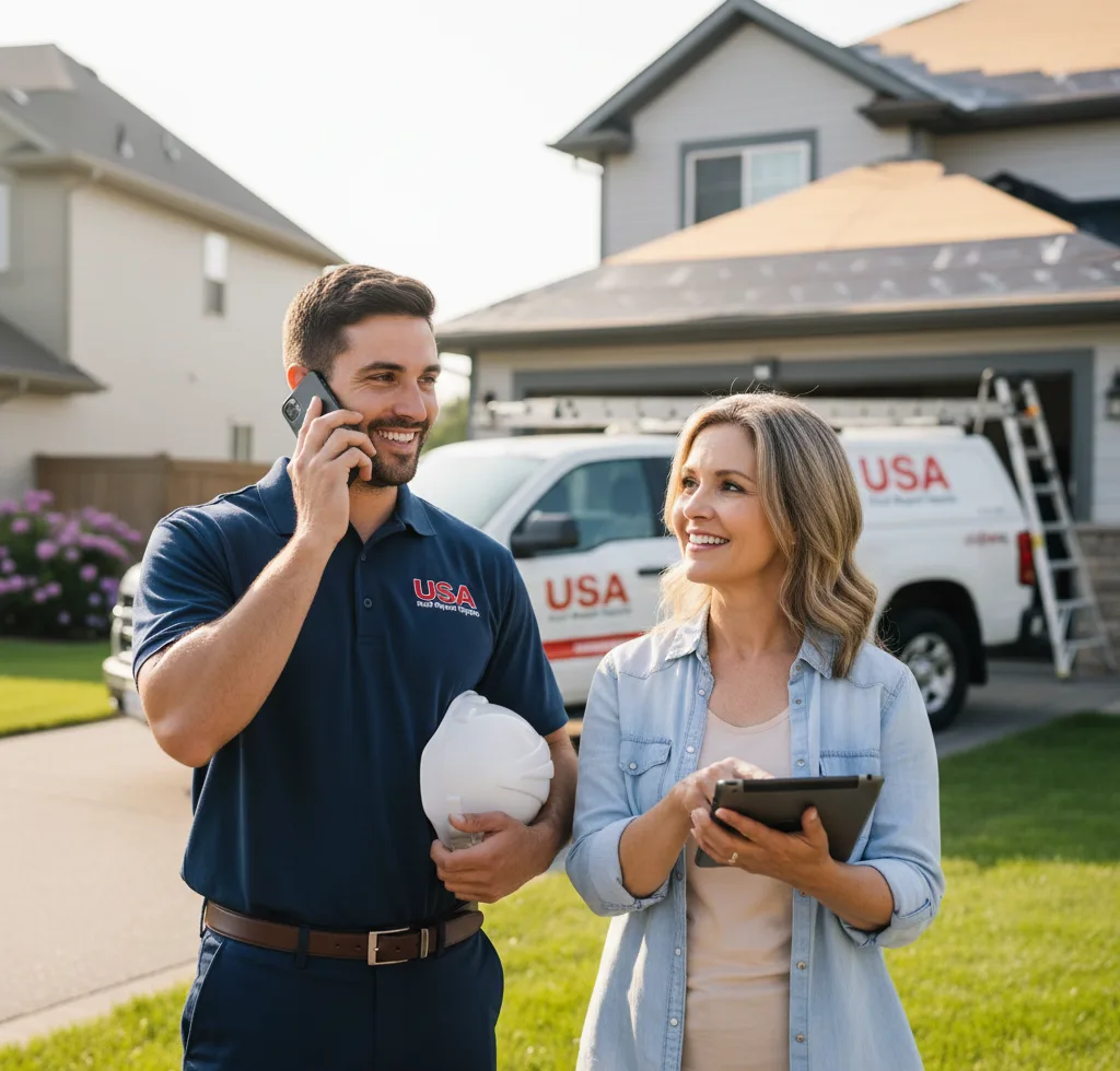 USA Roof Repair Experts customer support in Skidmore